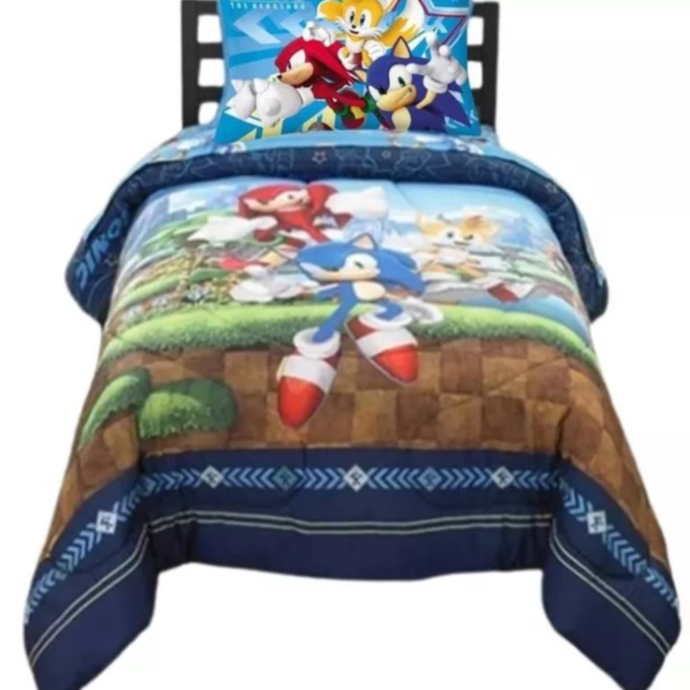 Sonic the Hedgehog Blue Bedding Set